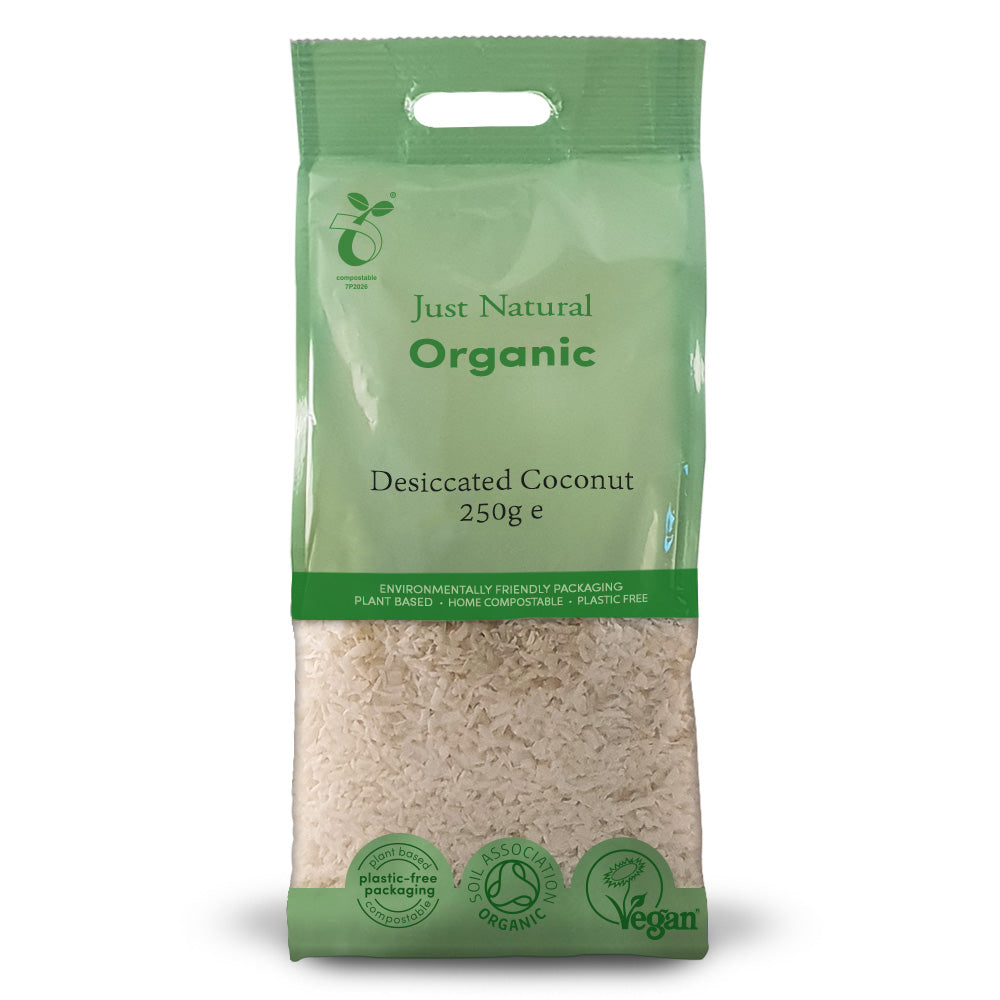 Organic Coconut Dessicated 250g - Just Natural