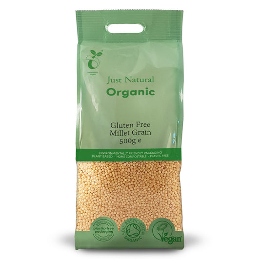 Organic Gluten Free Millet Grain 500g - Just Natural