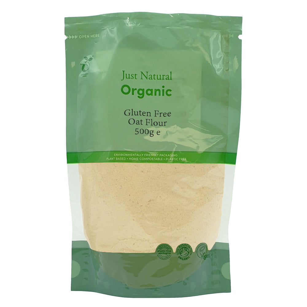 Organic Gluten Free Oat Flour 500g - Just Natural