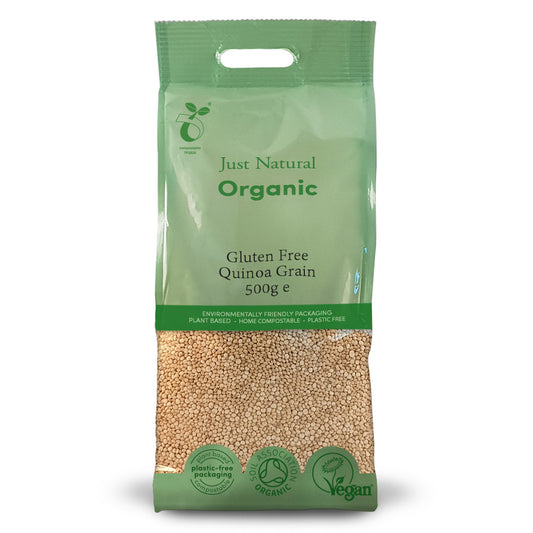 Organic Gluten Free Quinoa Grain 500g - Just Natural