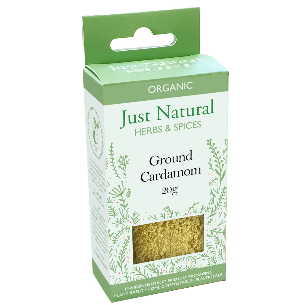Organic Ground Cardamom 20g - Just Natural