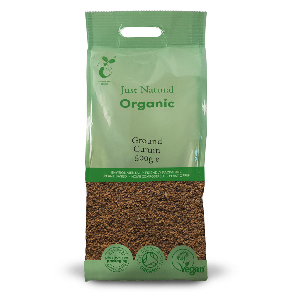 Organic Ground Cumin 500g - Just Natural