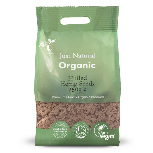 Organic Hemp Seeds Hulled 250g - Just Natural