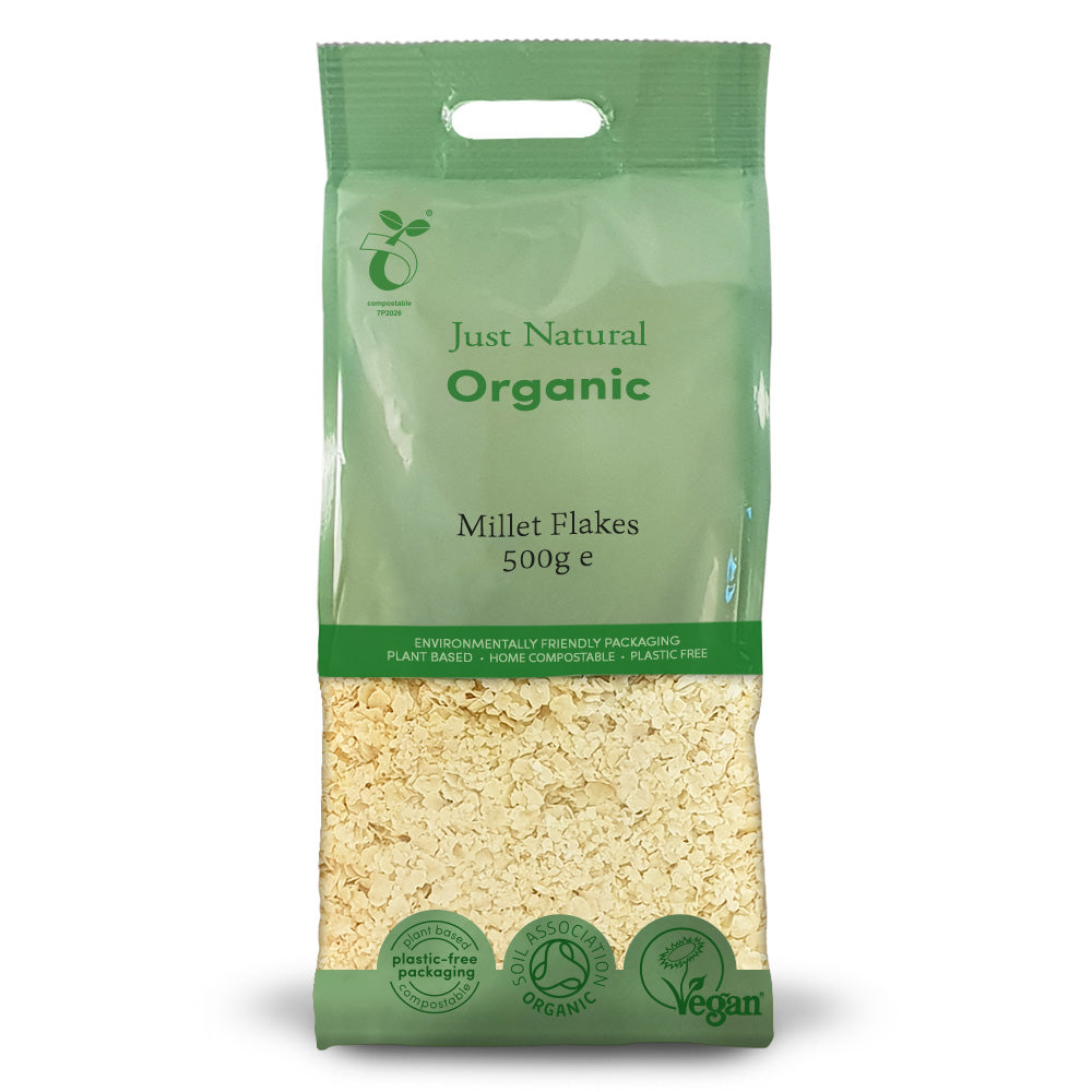 Organic Millet Flakes 400g - Just Natural