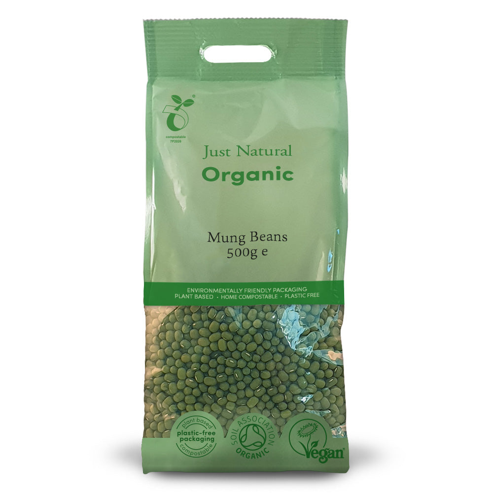Organic Mung Beans 500g - Just Natural