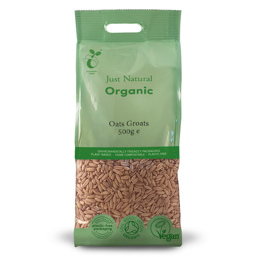 Organic Oats Groats 500g - Just Natural
