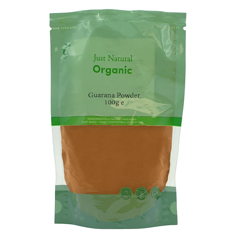Organic Org Guarana Powder 100 g - Just Natural