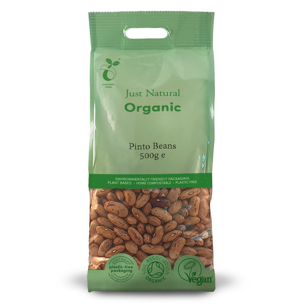 Organic Pinto Beans 500g - Just Natural