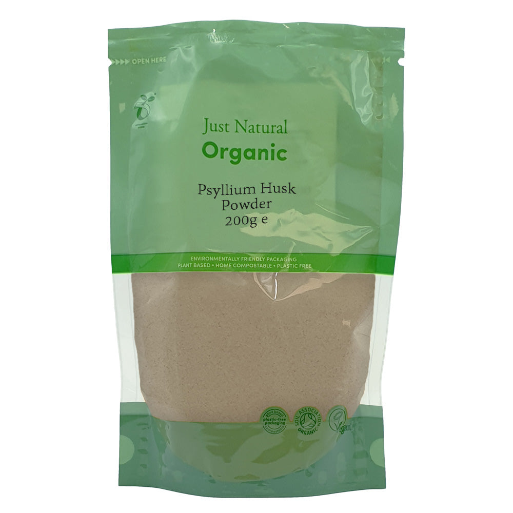 Organic Psyllium Husk Powder 200g - Just Natural