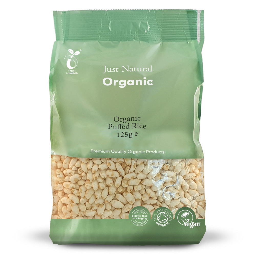 Organic Puffed Rice 125g - Just Natural