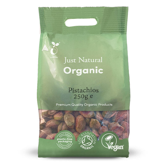 Organic Raw Pistachios 250g - Just Natural
