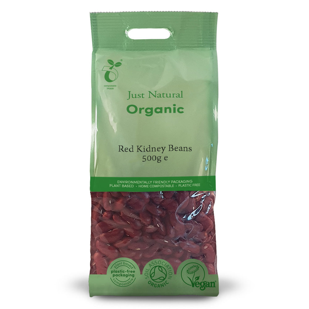 Organic Red Kidney Beans 500g - Just Natural