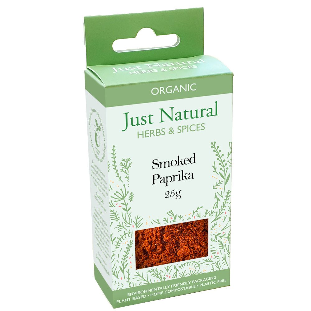 Organic Smoked Paprika (Box) 25g - Just Natural