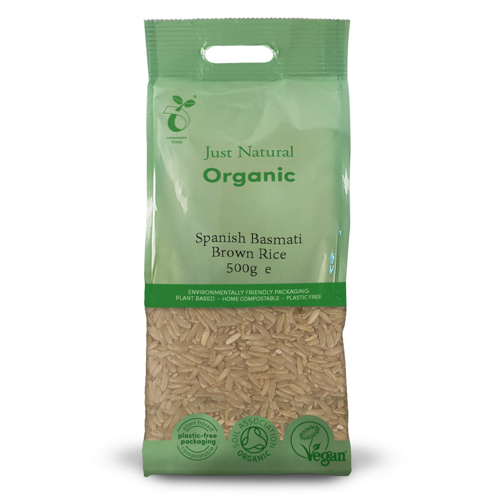 Organic Spanish Basmati (Arodelta) Brown Rice 500g - Just Natural