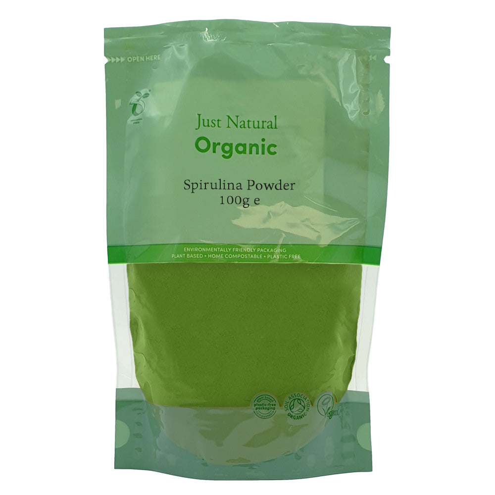 Organic Spirulina Powder 100g - Just Natural