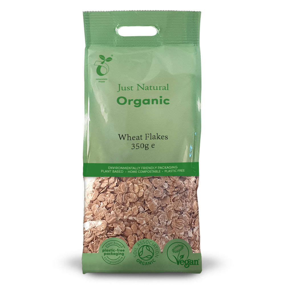 Organic Wheat Flakes 350g - Just Natural