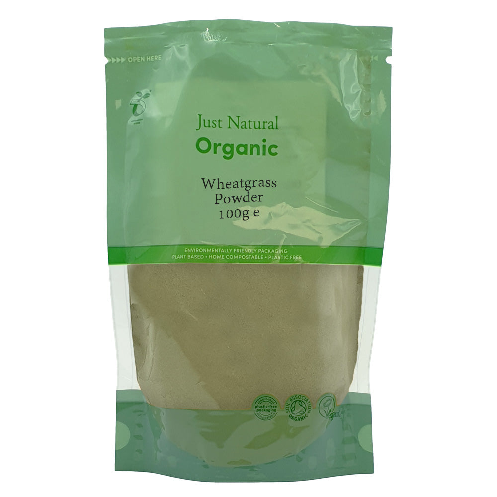 Organic Wheatgrass Powder 100g - Just Natural