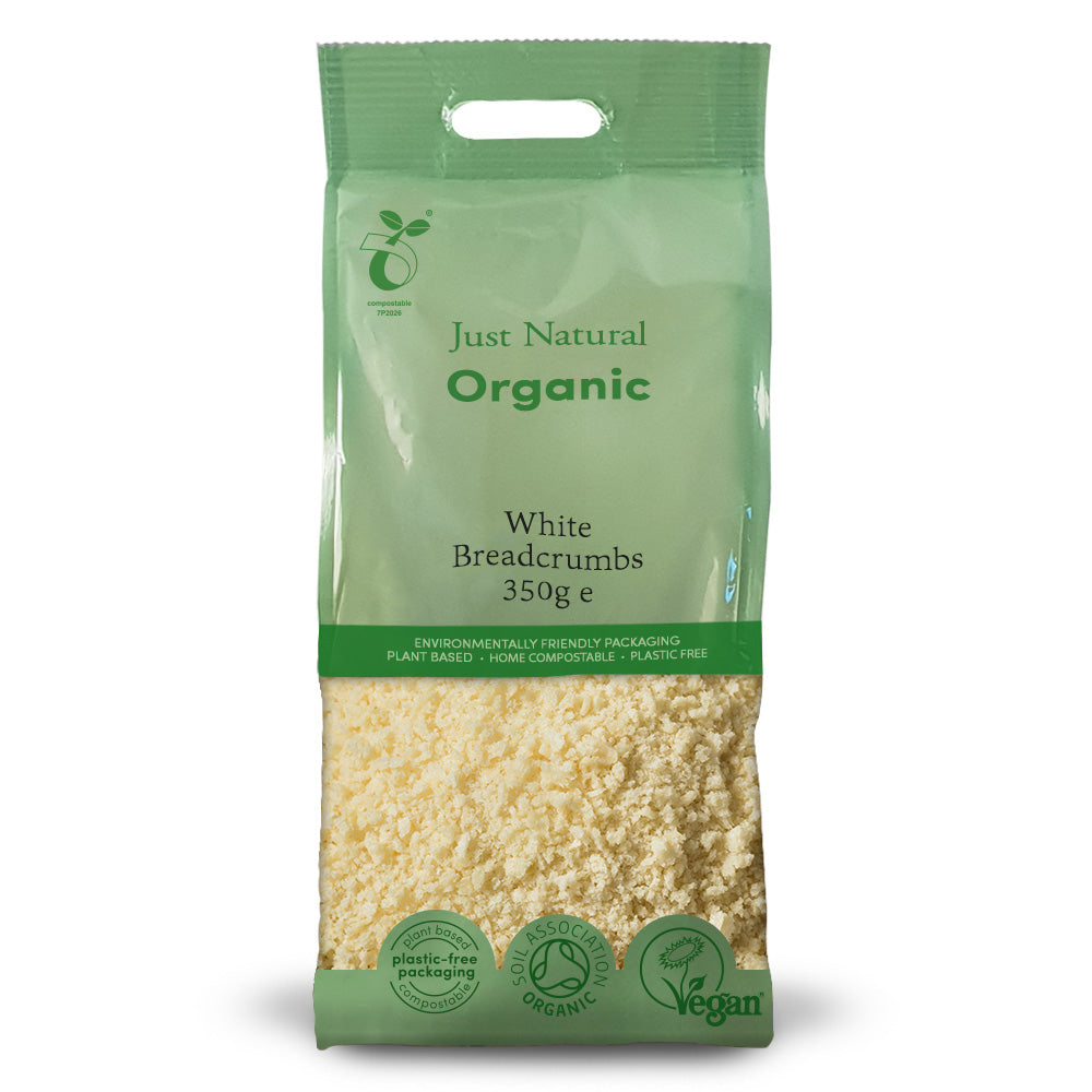 Organic White Breadcrumbs 350g - Just Natural