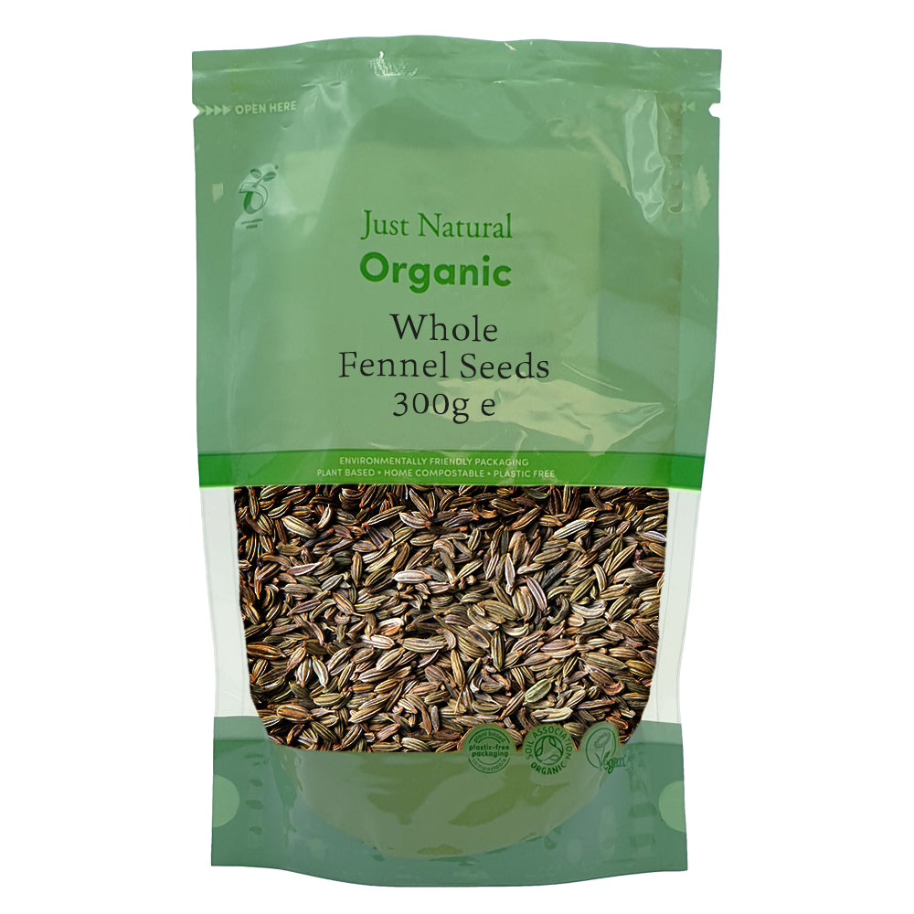 Organic Whole Fennel Seeds 300g - Just Natural