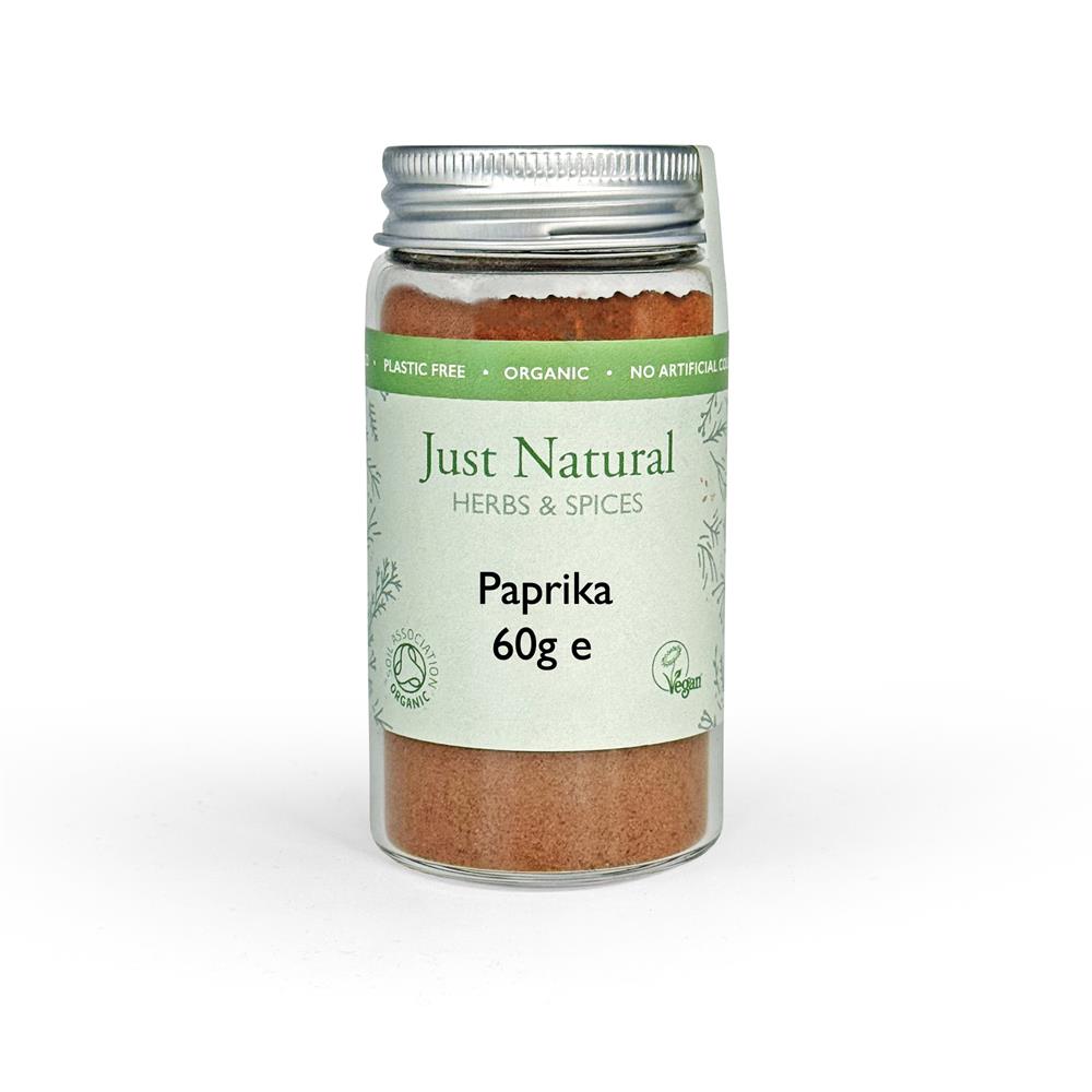 Smoked Paprika Glass Jar 35g - Just Natural