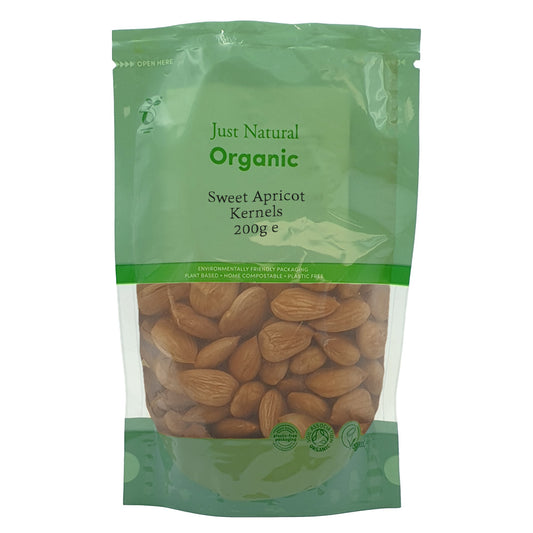 Sweet Organic Apricot Kernels 200g - Just Natural