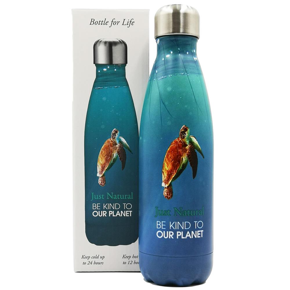 Stainless Steel Drinks Bottle 500ml - Just Natural