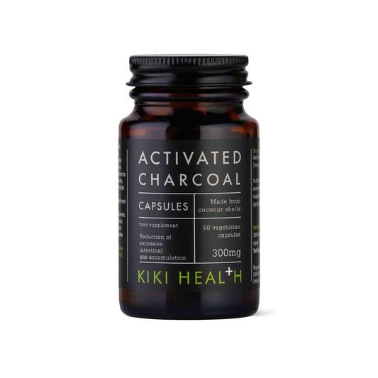 KIKI Health Activated Charcoal - 50 Vegicaps
