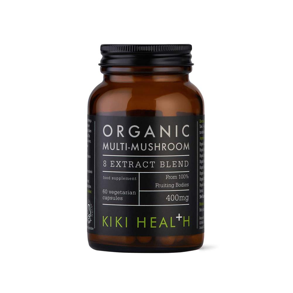 Organic 8 Mushroom Extract Blend 60 Vegicaps - Just Natural