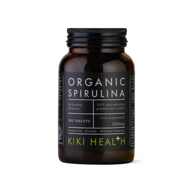 KIKI Health Organic Spirulina, Southern India, 200 Tablets