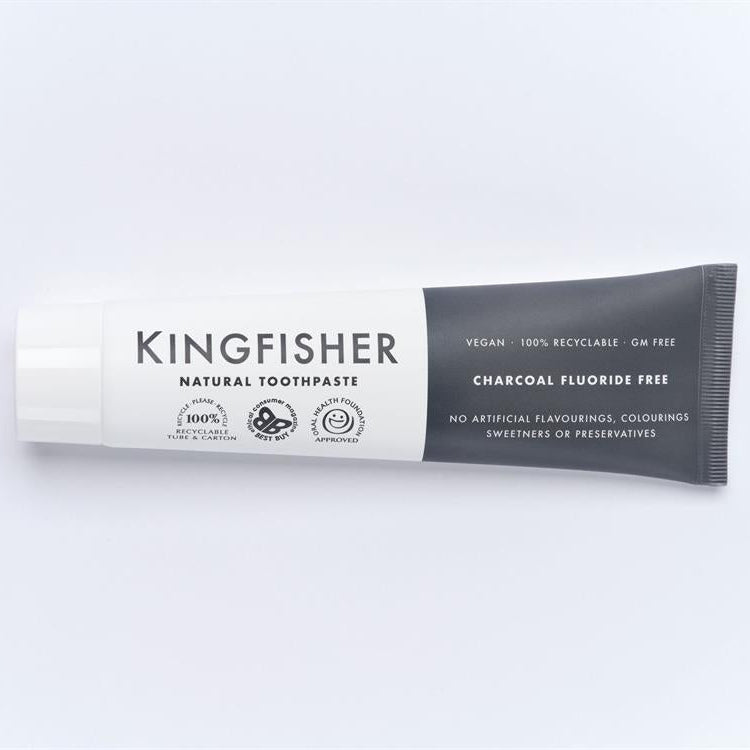 Charcoal Naturally Whitening Natural Toothpaste 100ml - Just Natural