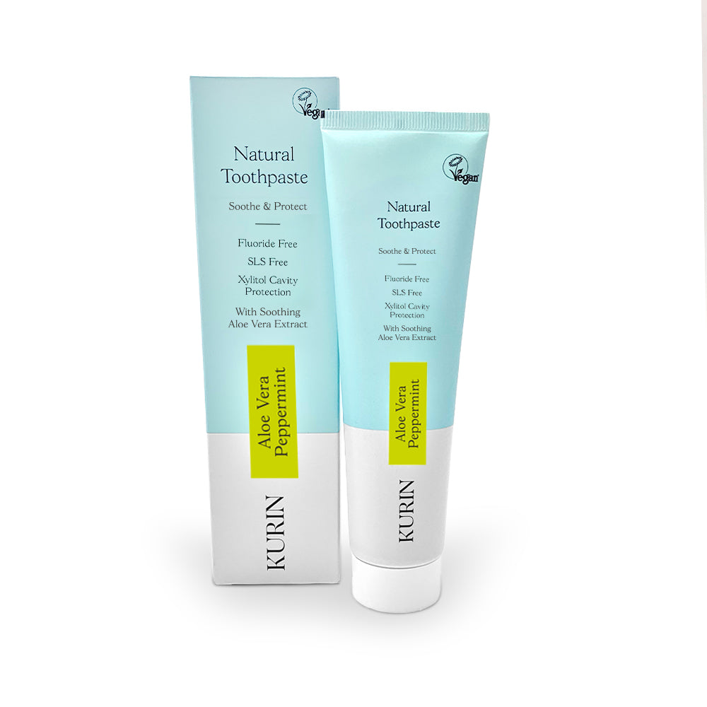 Fluoride Free Natural Aloe Vera Toothpaste 100ml - Peppermint - Just Natural