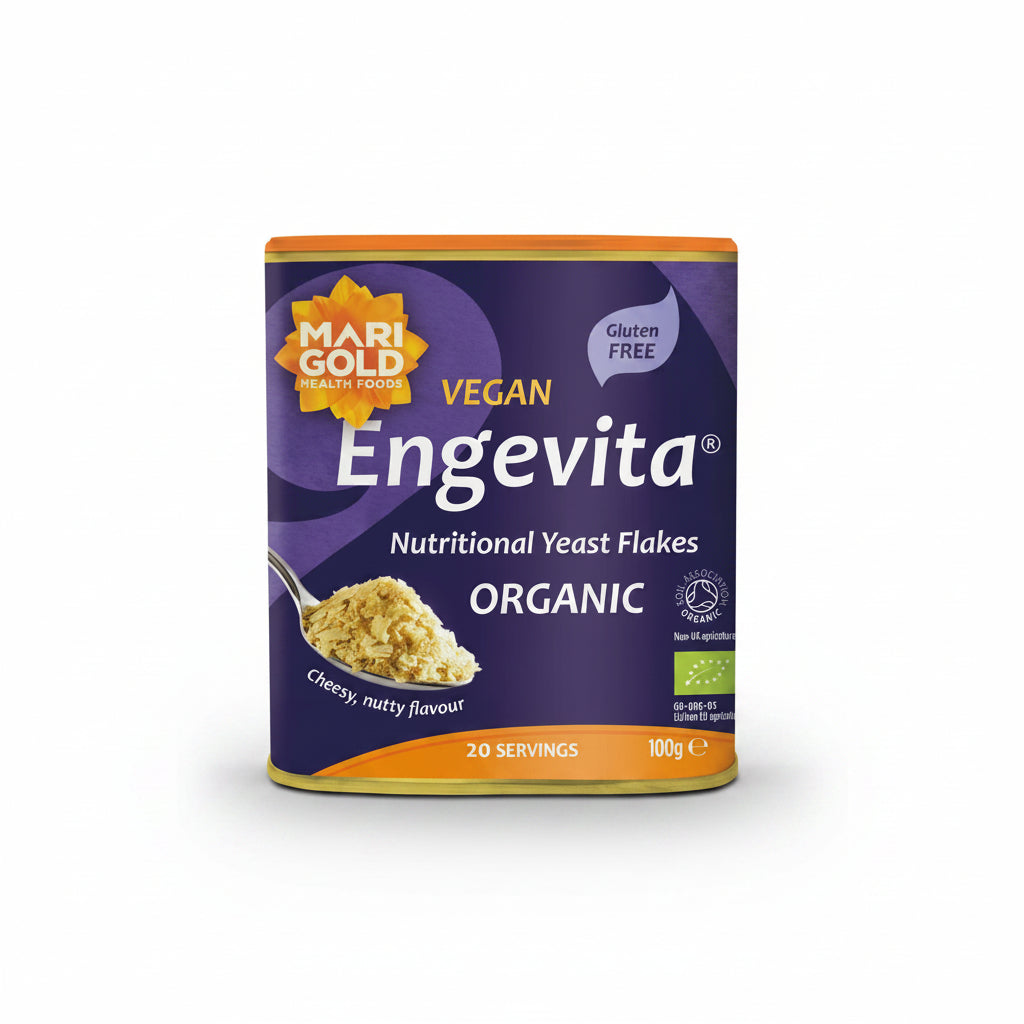 Certified Organic Engevita Nutritional Yeast Flakes 100g - Just Natural