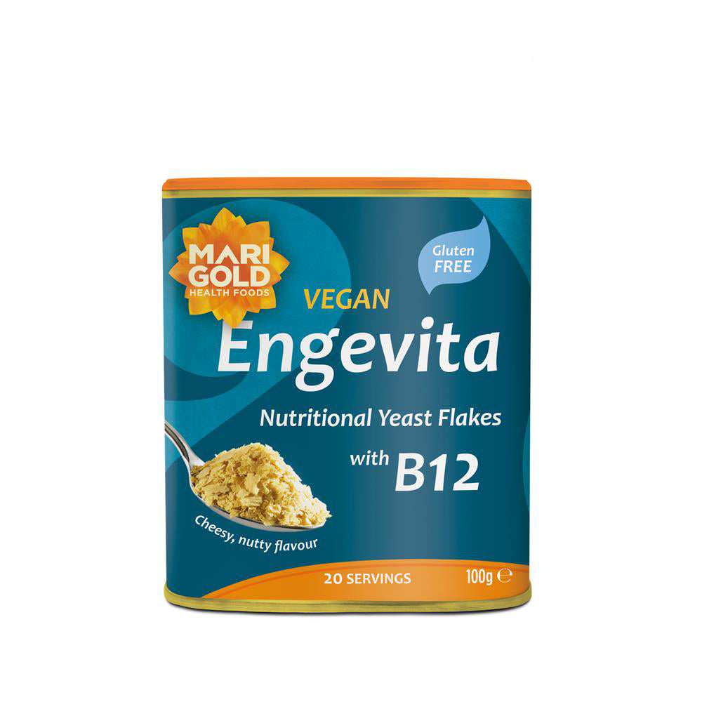 Engevita Yeast Flakes With Added B12 125g - Just Natural