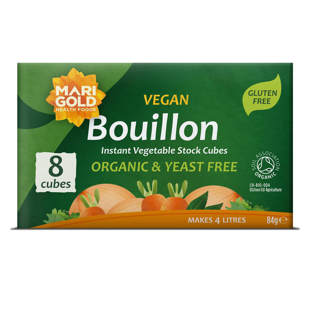Organic Swiss Vegetable Bouillon Cubes Yeast Free - Just Natural