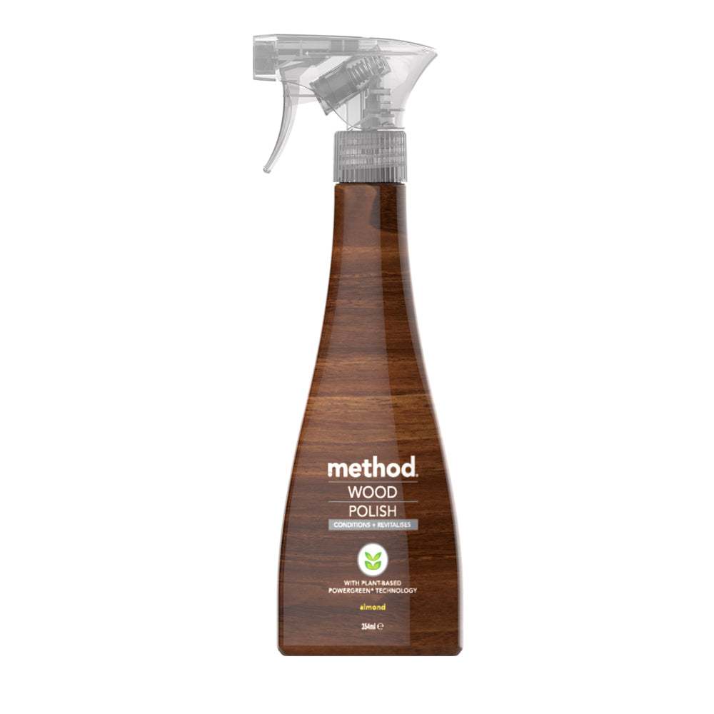 Wood Polish Spray 354ml - Almond - Just Natural
