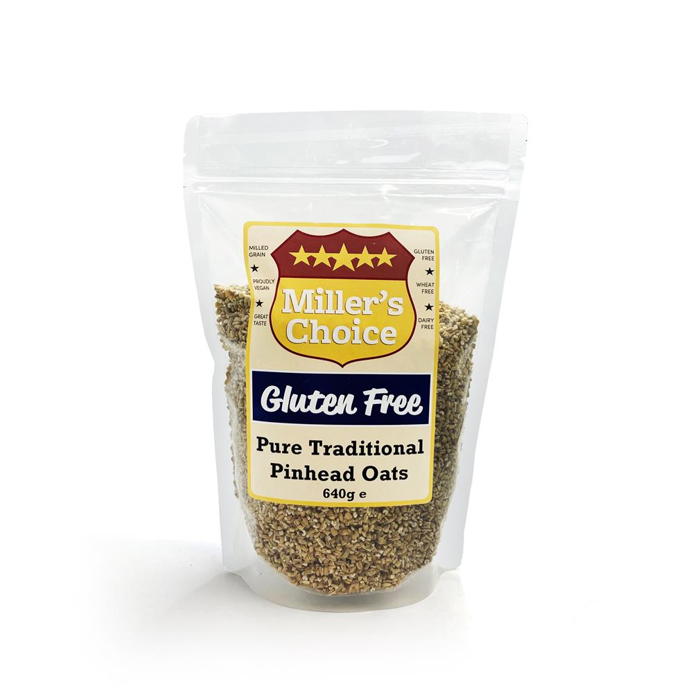 Gluten Free Traditional Pinhead Oats 640g - Just Natural