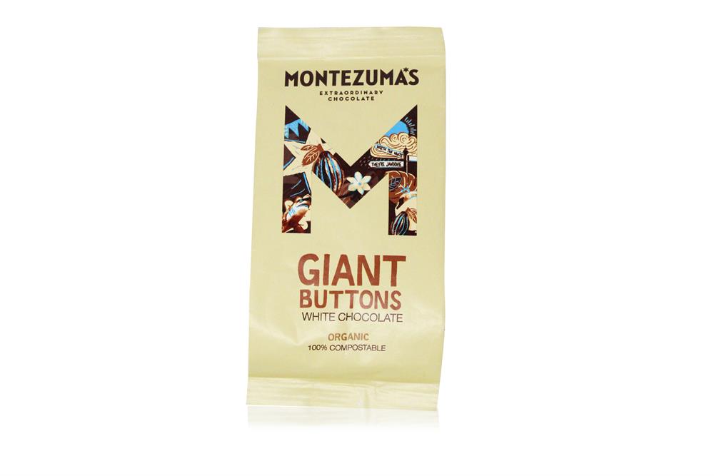 Organic Creamy White Chocolate Giant Buttons 180g - Just Natural