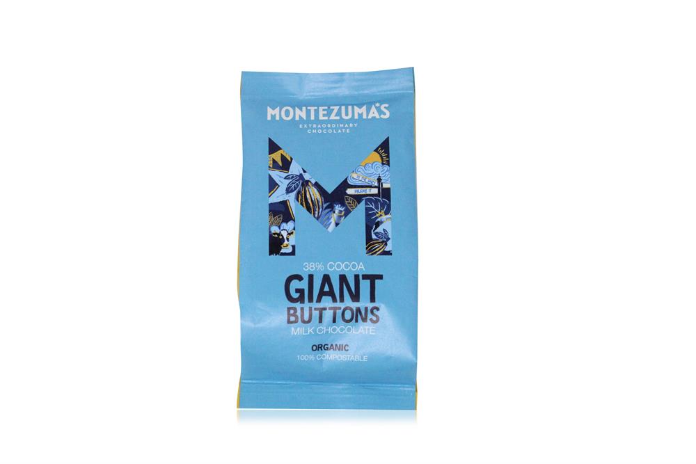 Organic Smooth 37% Milk Chocolate Giant Buttons 180g - Just Natural