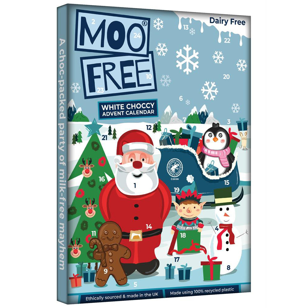 White Advent Calendar 70g - Just Natural