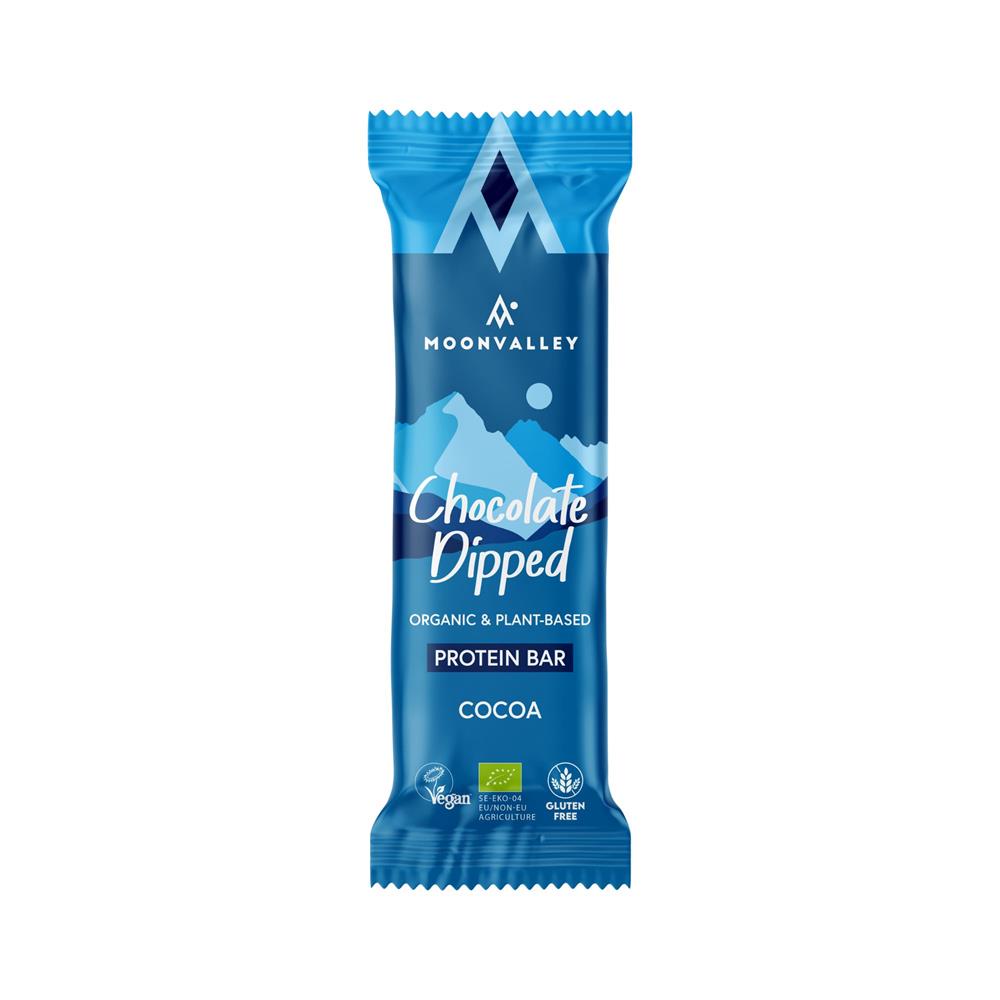 Organic Gluten-free Protein Bar Chocolate-Dipped Cocoa 50g.
