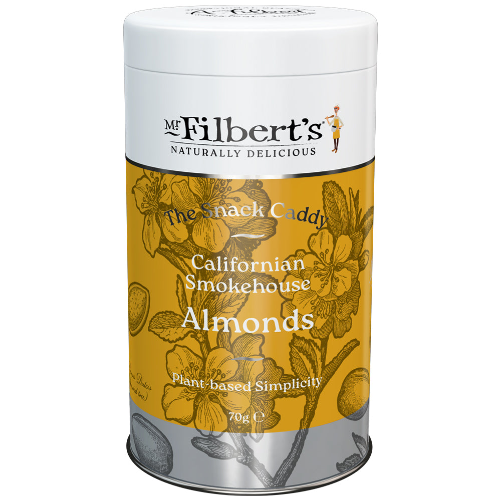 Californian Smokehouse Almonds Gifting Tin- Small 70g - Just Natural