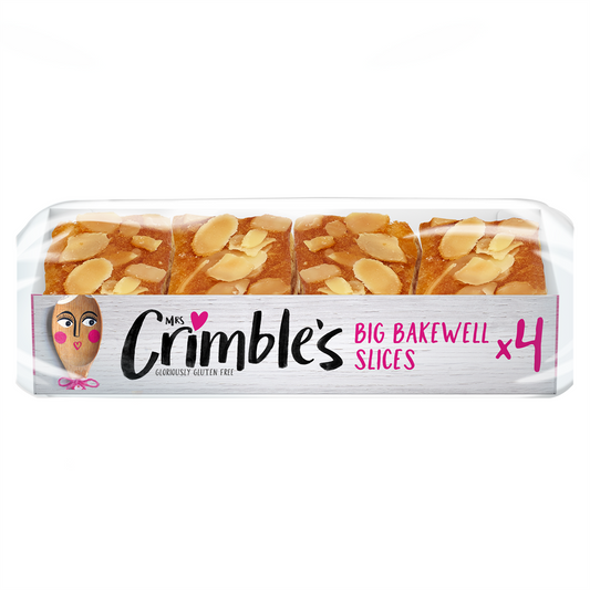 4 BIG BAKEWELL SLICES - Just Natural