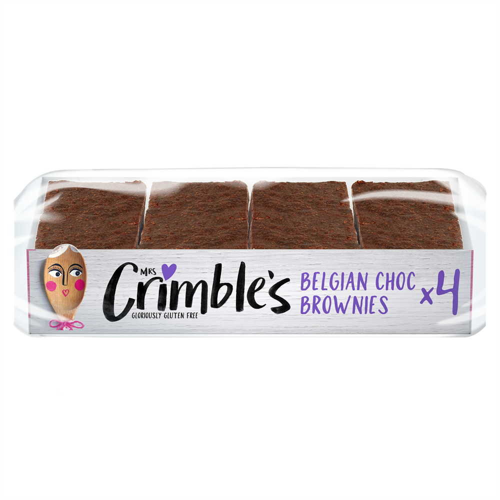4 BIG BELGIAN CHOC BROWNIES - Just Natural