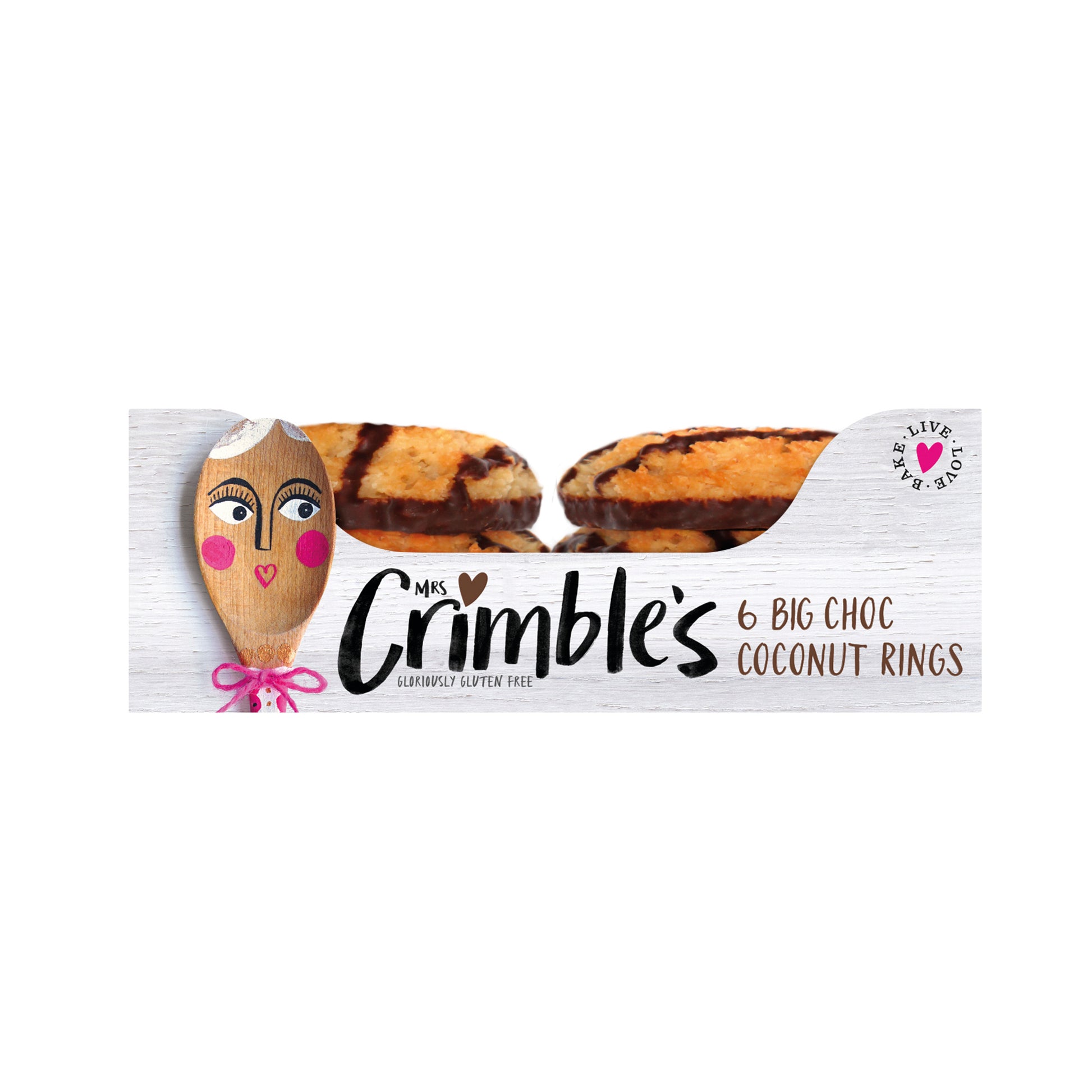 6 BIG CHOC COCONUT RINGS - Just Natural