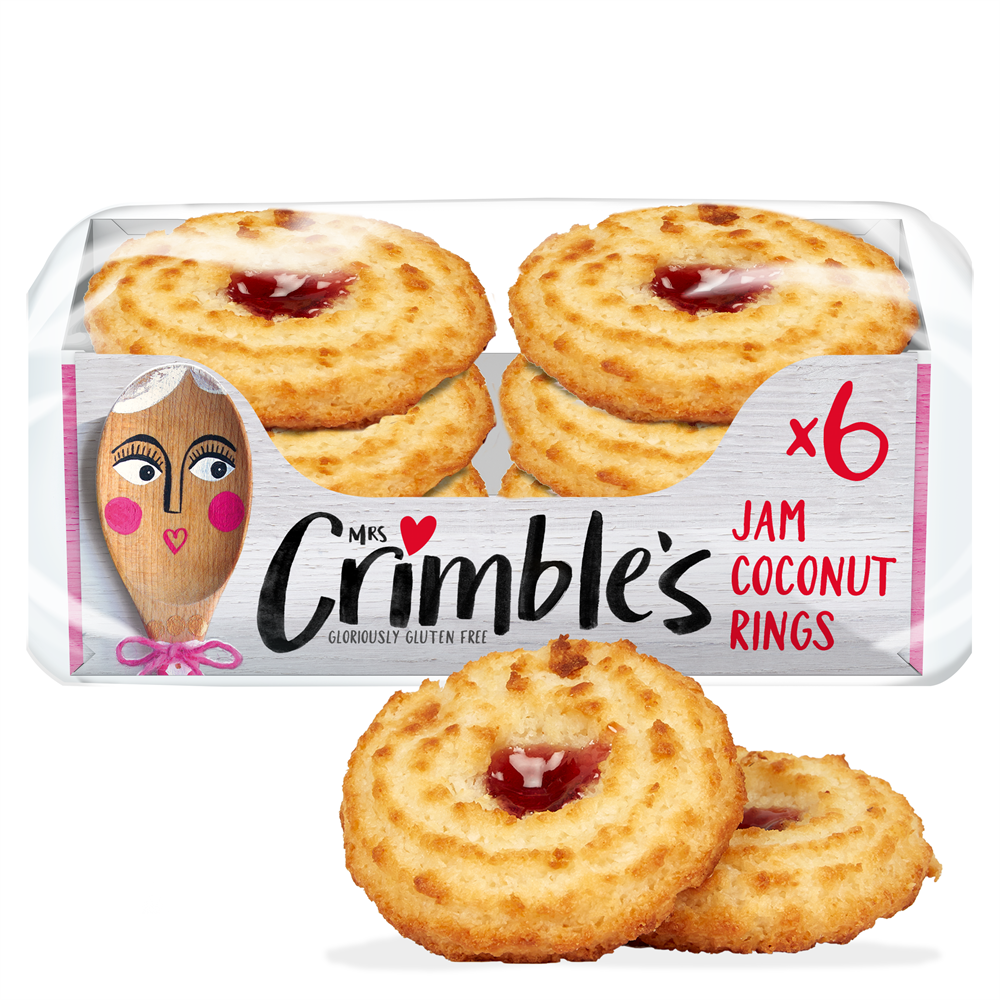 6 BIG JAM COCONUT RINGS - Just Natural