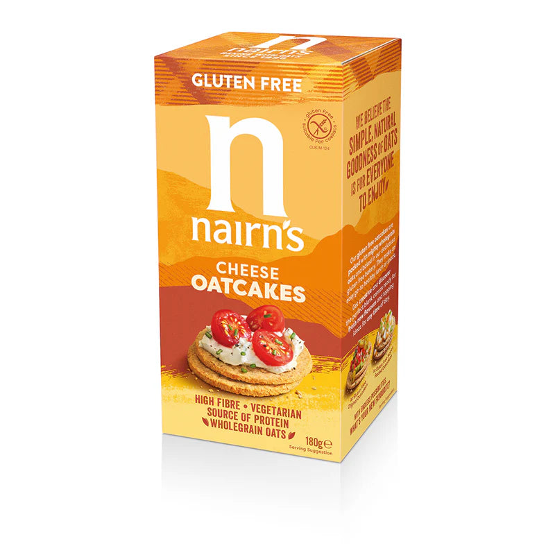 Gluten Free Cheese Oatcakes 180g - Just Natural