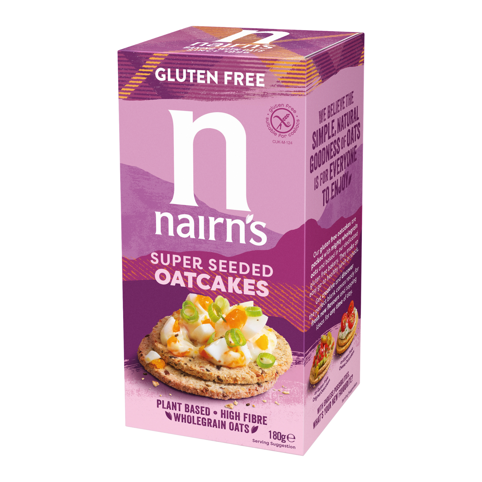 Gluten Free Super Seeded oatcake 180G - Just Natural