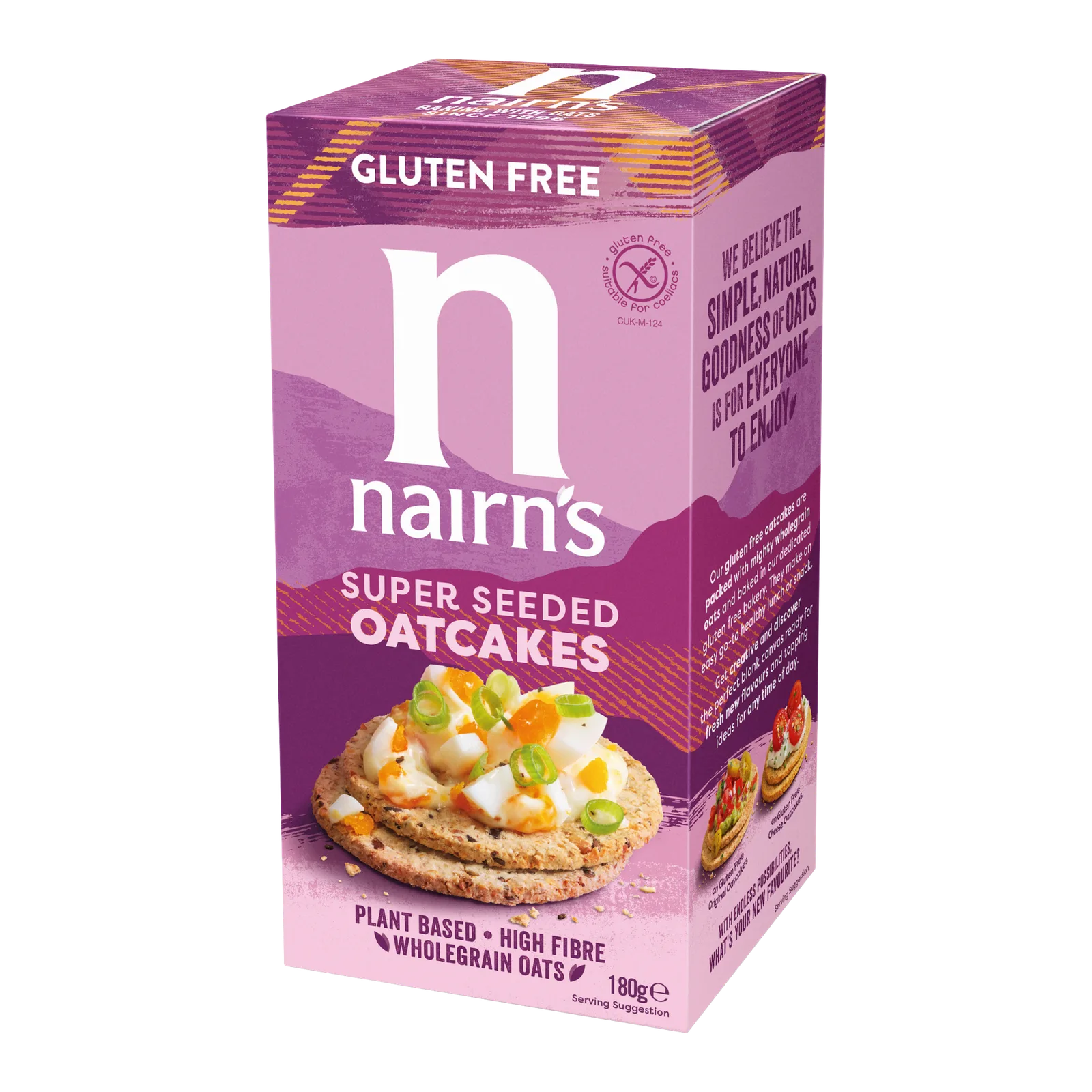Nairns Gluten Free Super Seeded oatcake 180G