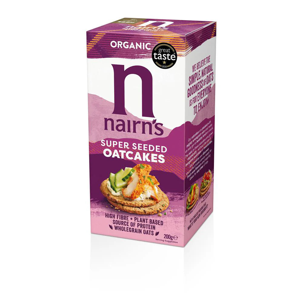 Super Seeded Organic Oatcakes 200g - Just Natural