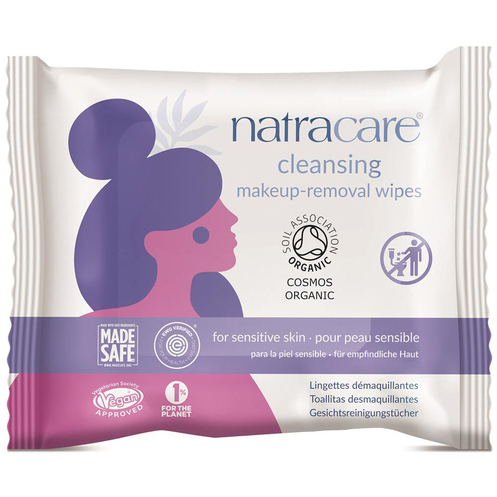 Cleansing Make-Up Removal Wipes for sensitive skin 20's - Just Natural